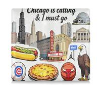 SyXIOP Chicago is Calling Leather Car Registration and Insurance Card Holder Essential Wallet Case for Driver Auto Owners Trailer Motorcycle Boat