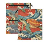 SyXIOP Clear Window 3 Ringing Binder folders Turtle Japanese Style