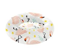 SyXIOP Cute Pink Flamingos Warm & Soft Pet Cat Bed fluffier Cat Pillow Bed for Extra Small Size Pets Sleeping car seat para perros