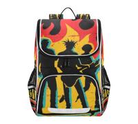 SyXIOP Designed backpack kids 16 inch Punk Band Cool