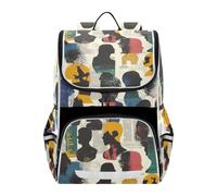 SyXIOP Designed bulk backpacks for kids People Silhouette Art Street