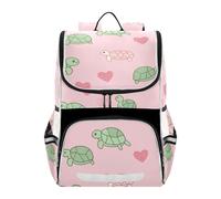 SyXIOP Designed kid tennis backpack Happy Valentine Cartoon Cartoon Turtle