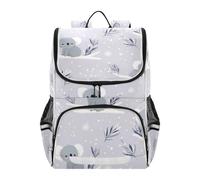 SyXIOP Designed kids backpacks boys Naughty Snowfall Koala Gray