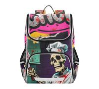 SyXIOP Designed kids backpacks for school boys Terror Cook Chop Vintage