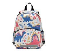SyXIOP Dinosaur Peach Blue big kid backpack chest strap books bag for 6-8 year old mochilas escolares para ni?as de 5 a?os
