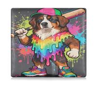 SyXIOP Drop Style Bourne Hill Baseball Player Pu Leather Auto Registration Insurance & ID Card Holder Car Essentials for Essential Document, Driver License, Cards