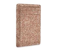 SyXIOP Fake Tan Glitter Leather Mens Slim Wallets