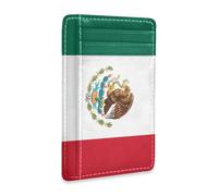 SyXIOP Flag of Mexico Leather Womens Wallets Slim