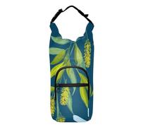 SyXIOP Funny Rainforest Bee Willow Blue Water Bottle Carrier Bag & Case Functional Water Bottle Insulated Carrier 20/24/32/40oz for Adults Kids Walking Hiking Camping Travelling Funda para Botella De