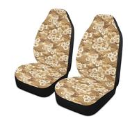 SyXIOP Golden Japanese Vintage Flowers decorative seat cover for driver washable sport seat covers fundas para autos asientos set of 2