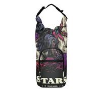 SyXIOP Grim Reaper Riding Unicorns Bottle Carrier with Bottles Multi Size Drawstring Backpack with Water Bottle Holder 20/24/32/40oz for Daily Walking Hiking and Other Outdoor Activities Accesorios