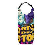 SyXIOP Grim Reaper Risk Story Water Bottle Sling with Phone Pocket Zippered Water Bottle Holder for Walking 20/24/32/40oz for Adults Kids Walking Hiking Camping Travelling Bolso para Botella De Agua