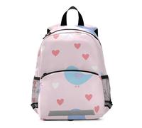 SyXIOP Happy Valentine Cartoon Heart Cartoon Bird kids backpacks boys leash books bag for 2 year old mochila para ni?os de 5 a?os