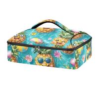 SyXIOP Insulated Casserole Carrier Funny Yellow Pineapples Summer