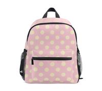 SyXIOP kids mini backpack with name tag Y2k Pink Polka Dot