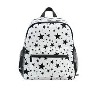 SyXIOP kids sports backpack boys with name tag Black Stars