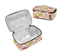SyXIOP Lion Flowers Simple Spring Designed Lunchbox for Boys Thermal Lunch Box Lunch Box Bag with Handle bolso para llevar almuerzo