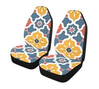SyXIOP Moroccan Style Irregular Patterns decorative seat cover for truck cute covers for car seats funda para asientos de carro set of 2