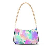 SyXIOP Neon Alaskan Raspberry Summer Flower trendy crossbody bag for women with multi pockets womens handbags for traveling