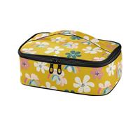 SyXIOP Oliver Jeffers Style Azalea Yellow Rainbow Designed Lunch Bag for Men Thermal Lunch Bag Work Lunchbox for Men with Handle loncheras para la escuela