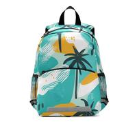 SyXIOP Palm Trees Green Summer kids backpacks leash bookbag for child bolso escolar para adolecente