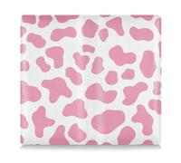 SyXIOP Peach Cow Pattern Premium Leather Auto Registration Insurance & ID Card Holder Car Essentials for Any, Truck, Motorcycle, Trailer or Boat