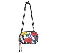 SyXIOP Pop Art Carnation Crossbody Camera Bag for Mens Trendy with Adjustable Strap Shoulder Bags Date