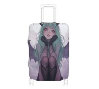 SyXIOP Sexy Little Devil Anime Girl Elastic Protective Luggage Covers Scratch-Resistant Fit Cover for Suitcase Travel Accessory Fit 18-32 Inch Luggage