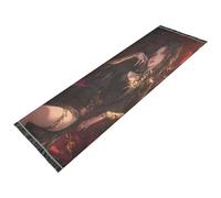 SyXIOP Sexy Queen Anime Runner Washable Non Skid Floor Mats Tassel for Kitchen Bedroom Living Room Home Decor