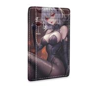 SyXIOP Sexy Vampire Anime Leather Slim Wallet for Women
