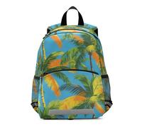SyXIOP Summer Palm Tree kids backpack elementary school drawstring book bags for boys mochilas para ni?os de 3 a?os preescolar