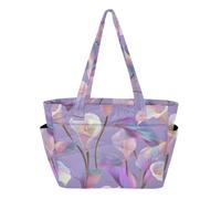 SyXIOP Tote Pool Bag Beach Pool Bags Hologram Magic Calla Lily