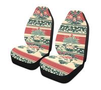 SyXIOP Traditional Chinese Decor Border Patterns decorative seat cover for auto washable cover for car seat fundas de auto para asiento set of 2
