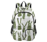 SyXIOP Travel Laptop Backpacks monsters Animals Khaki on White Work Bookbag