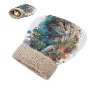 SyXIOP Underwater 3d Cats Corals Cat Sleeping Bags Cave for Indoor Cats and Mini Dogs Hideway for cute's Winter durables Comfortable Self Heating