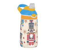 SyXIOP Water Bottle Nutcracker Soldier Gym Water Bottle