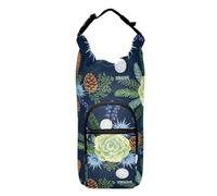 SyXIOP William Morris Green Retro Flowers Water Bottle Sling for Walking Stylish Waterbottle Holder 20/24/32/40oz for Daily Walking Hiking and Other Outdoor Activities Accesorios para Mochilas