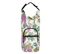 SyXIOP William Morris Tropical Wisteria Colorful Water Bottle Waist Pack Lightweight Bottle Water Holder 20/24/32/40oz for Adults Kids Walking Hiking Camping Travelling Bolso para Botella De Agua