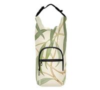 SyXIOP William Morris Willow Boughs Crossbody Water Bottle Holder Zippered Water Bottle Insulated Sleeve 20/24/32/40oz for Daily Walking Hiking and Other Outdoor Activities Accesorios para Senderismo