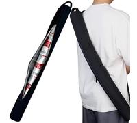 SYXLS Golf Beer Cooler Sleeve Bag, Insulated Beverages Cooler Tube With Adjustable Shoulder Strap, Pencil Golf Bag, Outdoor Sports & Camping, 7Can Leakproof Cooler Bag, Golf Accessories For Men(Black)