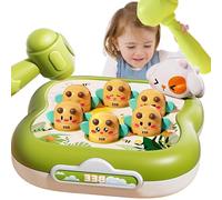 SYXLS Toy Hammer and Green Marmot Game Console, Anti Fall Materials, Genius Brain Training Memory, 3-In-1 Handheld Puzzle Game Console, Portable Travel Small Toy Children's, Improve Memory