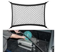 SYXWILTVU Car Boot Net for Mini Cooper One R56 2006-2013, High Elastic Cargo Net Trunk Organiser Mesh, Heavy Duty Storage Netting with ABS Hooks