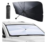 SYXWILTVU Car Windscreen Sunshade Umbrella for Dacia Duster 2000-2025, Nano Polymer Windshield Sun Shade Umbrella, Foldable UV Reflector Heat Shield Visor