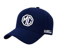 SYXWJL Car Cap for MG Gloster, Car Logo Cap Baseball Cap with Logo Baseball Hat Breathable Cotton Adjustable Baseball Cap for Men and Women Unisex Hat Accessories,Navy Blue