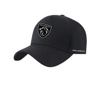 SYXWJL Car Cap for Peugeot 408 2014-2022, Car Logo Cap Baseball Cap with Logo Baseball Hat Breathable Cotton Adjustable Baseball Cap for Men and Women Unisex Hat Accessories,Black-A