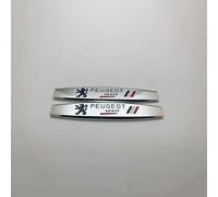 SYXWJL Car Emblem for Peugeot 308 2013-2021, Car Badge Emblem Decal Stickers Metal Stickers with 3D Logo Chrome Finish Auto Body Tuning Accessories,2PCS