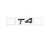 SYXWJL Car Emblem for Volvo V90 2016-2023, Car Badge Emblem Decal Stickers ABS Stickers with 3D Logo Auto Body Tuning Accessories,T4-Black