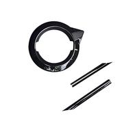 SYXWJL Car Emblem for Volvo XC60 2019, Car Badge Emblem Decal Stickers ABS Stickers with Logo Auto Front Grille Tuning Accessories,Black