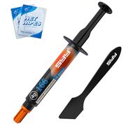 SYY Thermal Paste CPU with Toolkit, CPU Paste Thermal Compound CPU Thermal Paste for IC/Processor/CPU/All Coolers,New Formula Carbon Based Easy to Apply (4G)