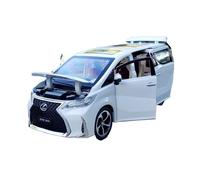 SYYANFEI 1:24 For Lexus LM300h Miniature Car With Sound Light Pull Back Vehicles Christmas Birthday Gift(White)